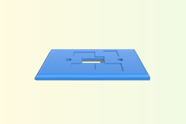 Minecraft Creeper Light Switch Cover | 3d print model