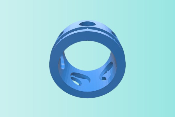 Circle Fidget Ring | 3d print model