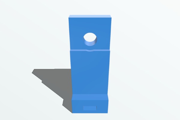 3up bed nut holders, customizable | 3d print model