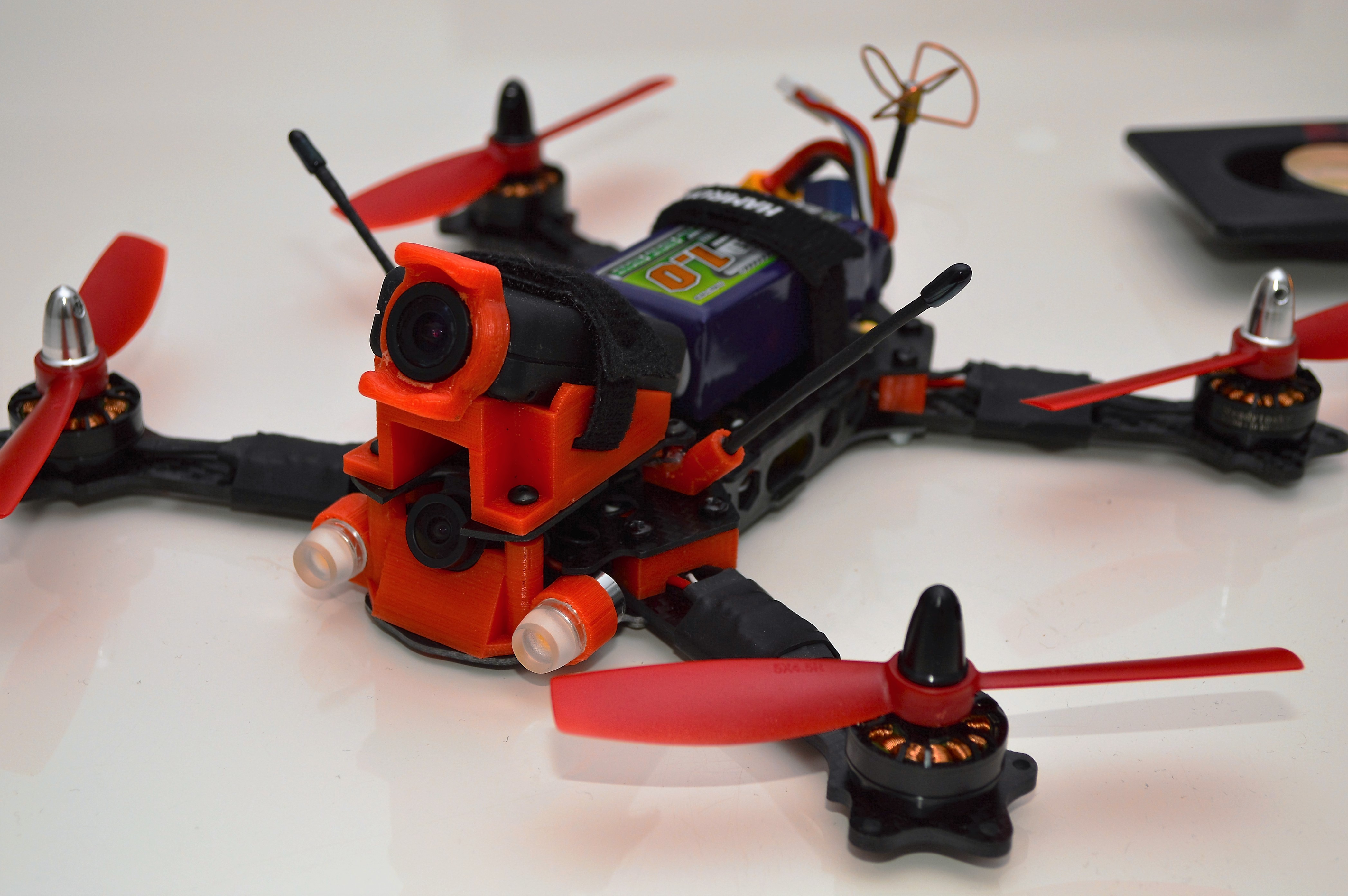 Camera and led mount for sdi few-250