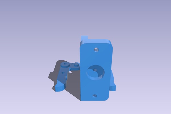 Direct-drive replacement for Wade type extruder | 3d print model