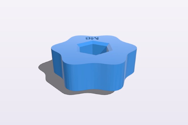M6 nut holder | 3d print model
