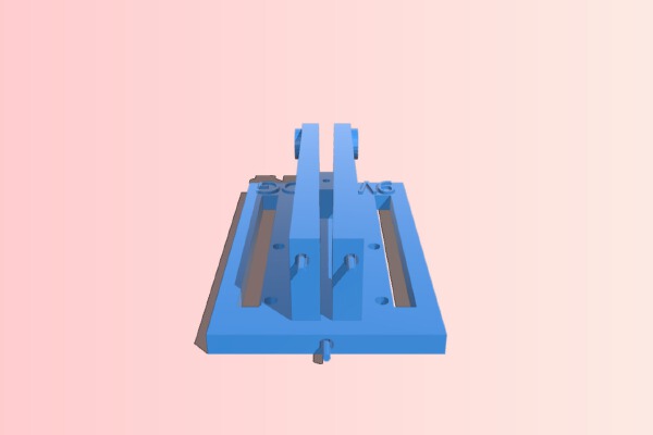 Simple Morse Paddle for CW | 3d print model