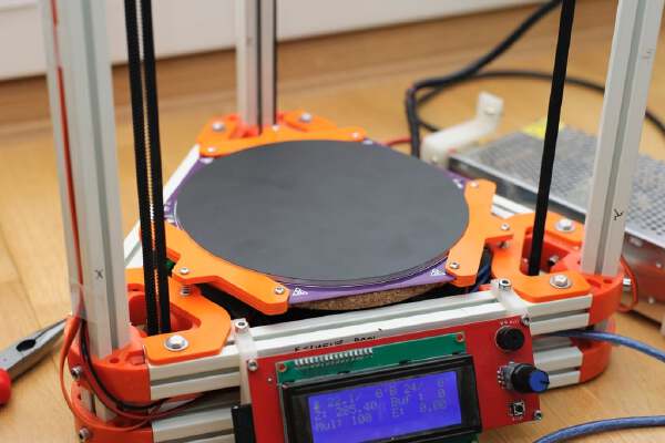 True Delta leveling system with thermal insulation | 3d print model