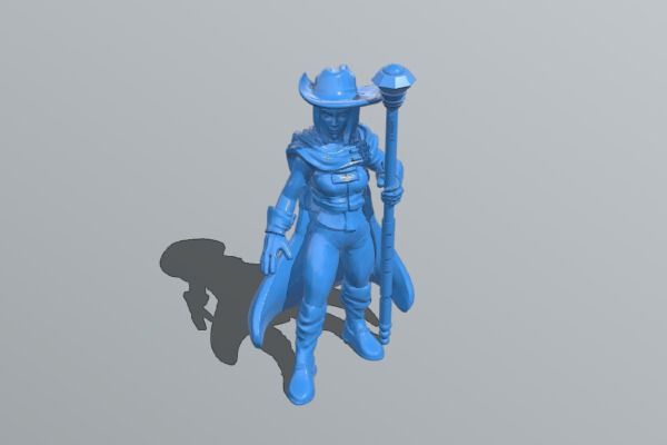 Peppery Longfarthing [Female Human Pirate Wizard] | 3d print model