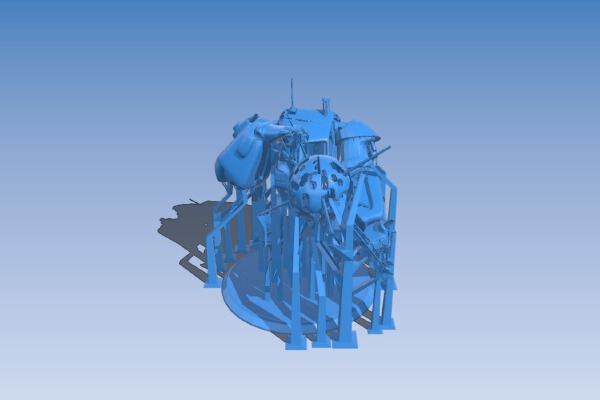 Mech Cockpit closed | 3d print model