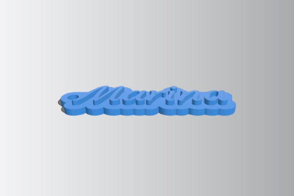 Keychain Marina | 3d print model