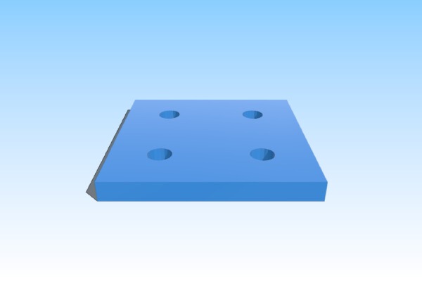 Join Plate for NanoBeam | 3d print model