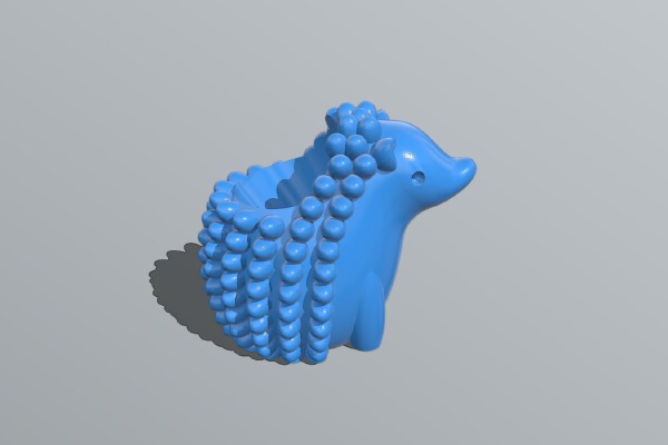 Puercoespín maceta cactus | 3d print model