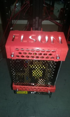 FLSUN Kossel PSU mount for hotbed | 3d print model