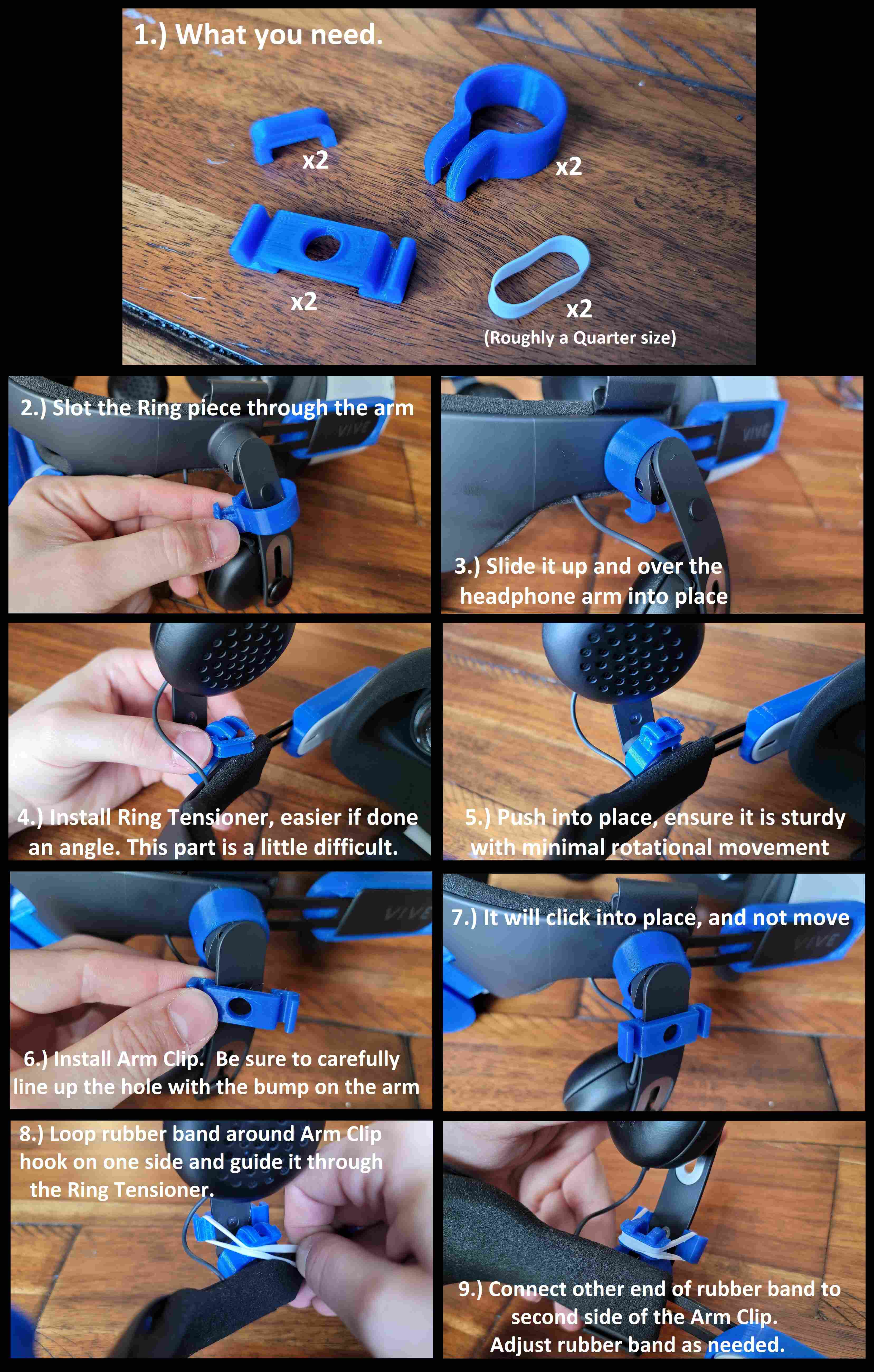 DAS Headphone Arm Tensioners