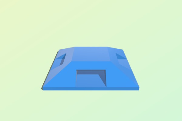Cable Tie Mounting Pad | 3d print model