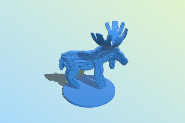 Bacon Moose | 3d print model
