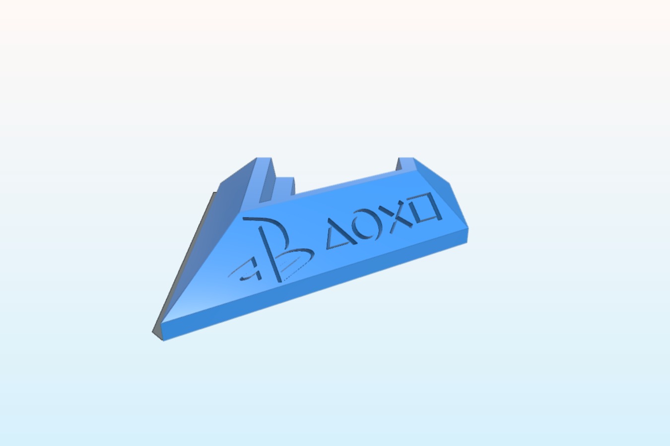 PS4 vertical stand logo and buttons_top Files to download and to 3D