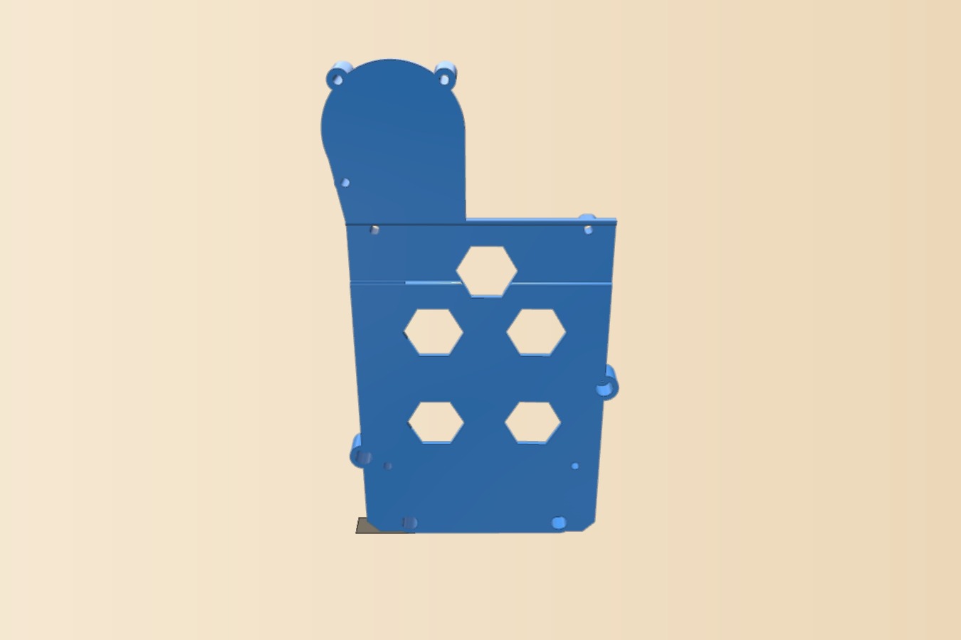 ender 6 bigtreetech skr 1.4 turbo adaptherplate wit Fan Mount