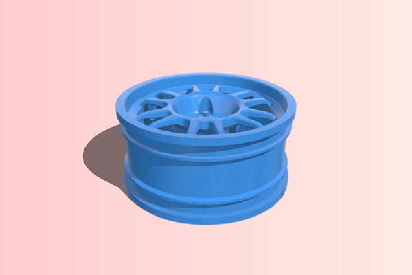 RC SPORT RIM WHEEL 02 TAMIYA COMPATIBLE | 3d print model
