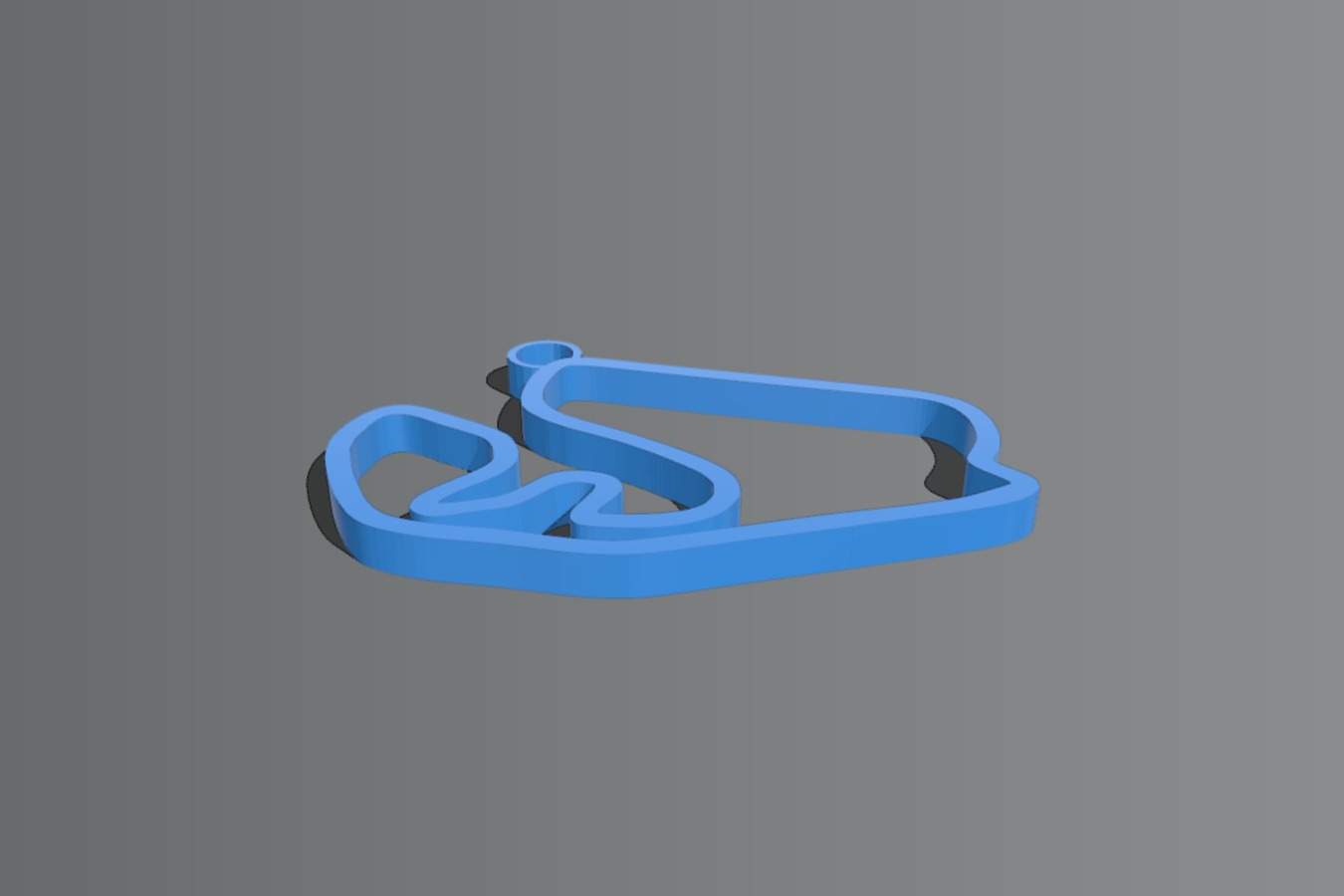 F1 Track Keychain - Autódromo José Carlos Pace - Interlagos - Brazil