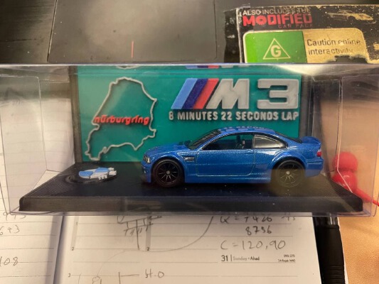 Hotwheels BMW M3 E46 Display Base | 3d print model