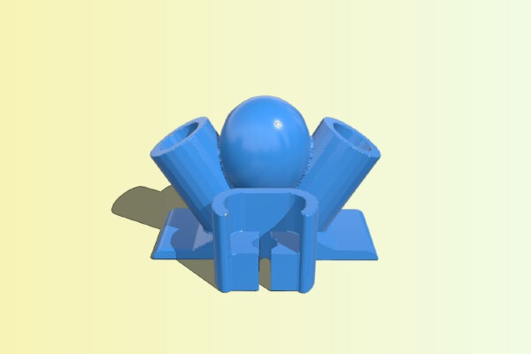 ecig-skull stand mix | 3d print model