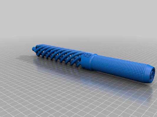 Curled Hookah Mouthpiece | 3d print model