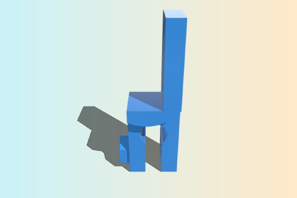 Endstop Z support Prusa i3 Hephestos | 3d print model