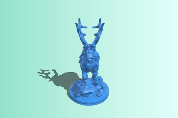 The deer | 3d print model