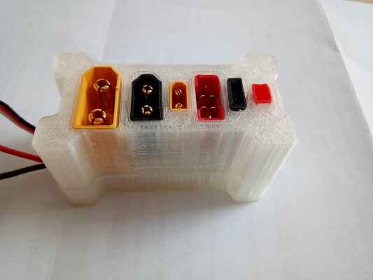xt30, xt60, xt90, multiplex charge block | 3d print model