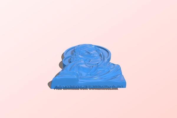 Icon of the Theotokos | 3d print model