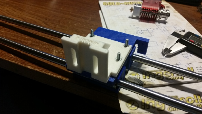 E3D Chimera X carriage plate Solidoodle 4 | 3d print model