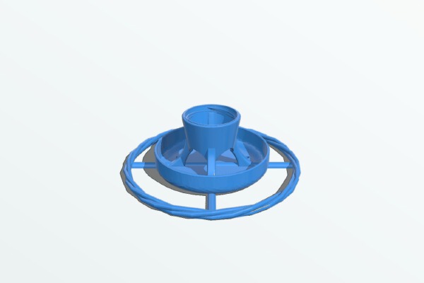 Bird feeder on PET bottle 38 mm | 3d print model