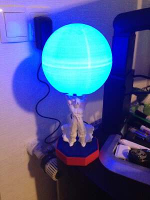 Son Goku Spirit Bomb nightlight | 3d print model