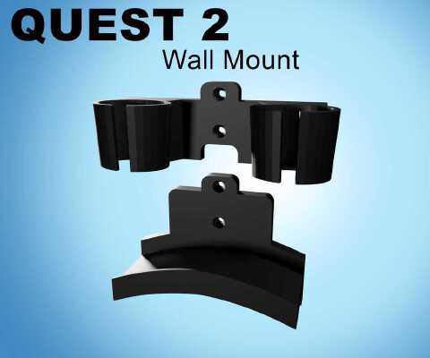 Oculus Quest 2, Wall Mount | 3d print model