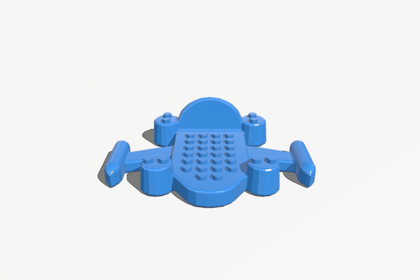 Spaceship for construction blocks