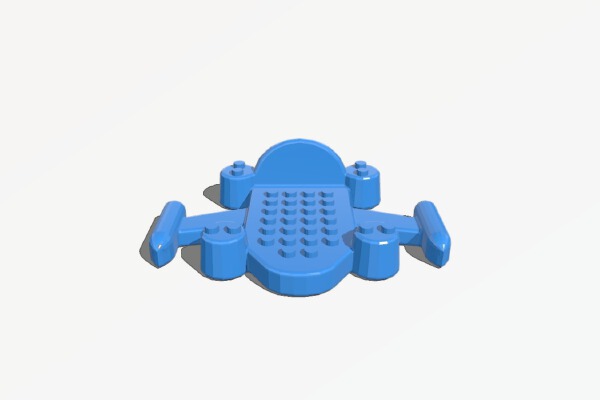Spaceship for construction blocks | 3d print model