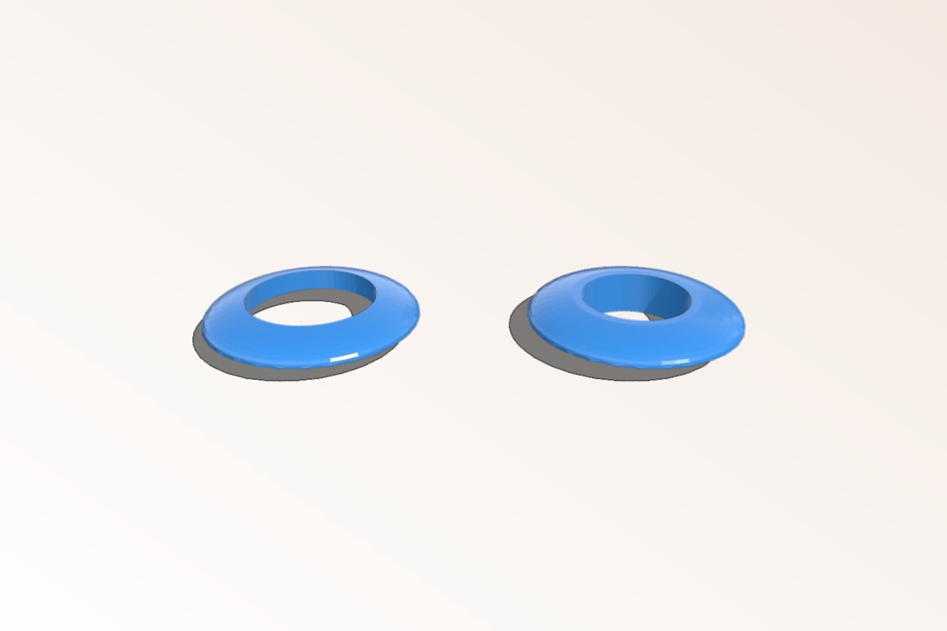 Snap ring for canvas-sails - OpenScad