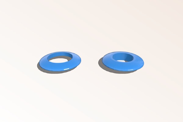 Snap ring for canvas-sails - OpenScad | 3d print model