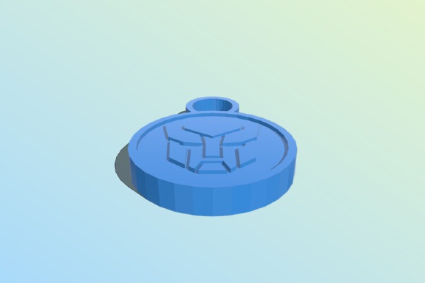Autobot Keychain Pendant. | 3d print model