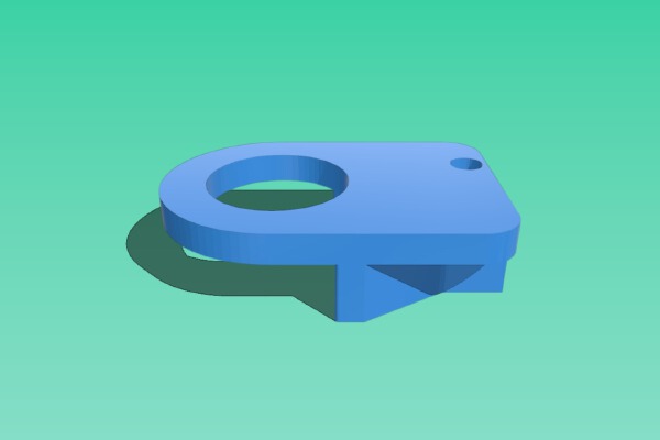 Geeetech i3 Pro X auto level sensor mount | 3d print model