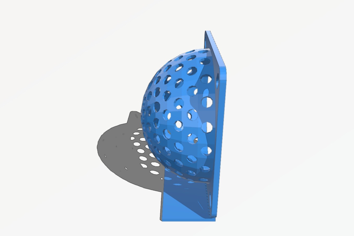 Spherical fan grill for 50mm fan - remix