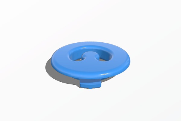 Chevrolet Volt 2013 Cargo Cover Hook | 3d print model