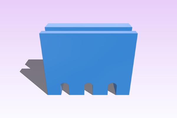 Whiteboard Tray Earbud Caddy | 3d print model