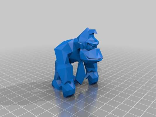 Donkey Kong re-posed | 3d print model