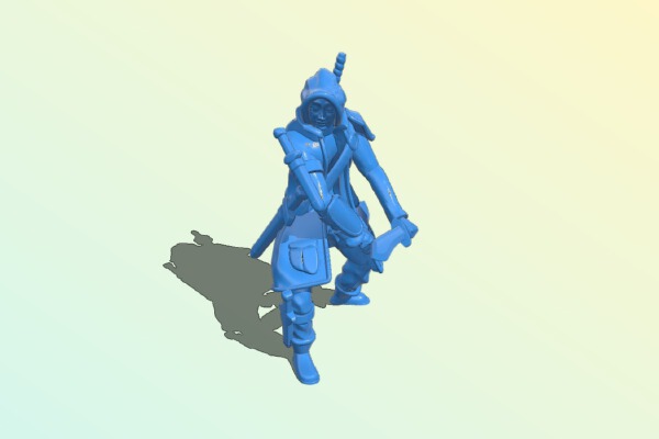 Gloomhaven Forgotten Circles Monster: Aesther Ashblade | 3d print model