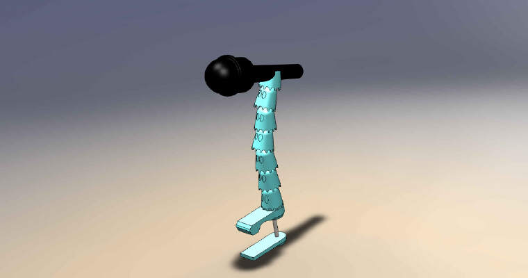 Modular mic stand | 3d print model