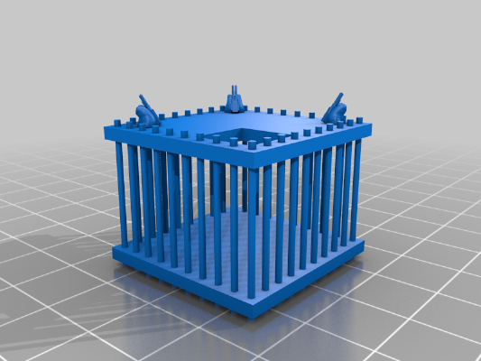 Fred the Frog but a Dice Jail | 3d print model
