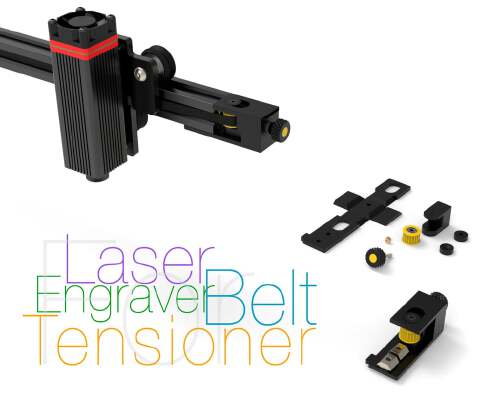 Belt Tensioner for Laser Engraver | 3d print model