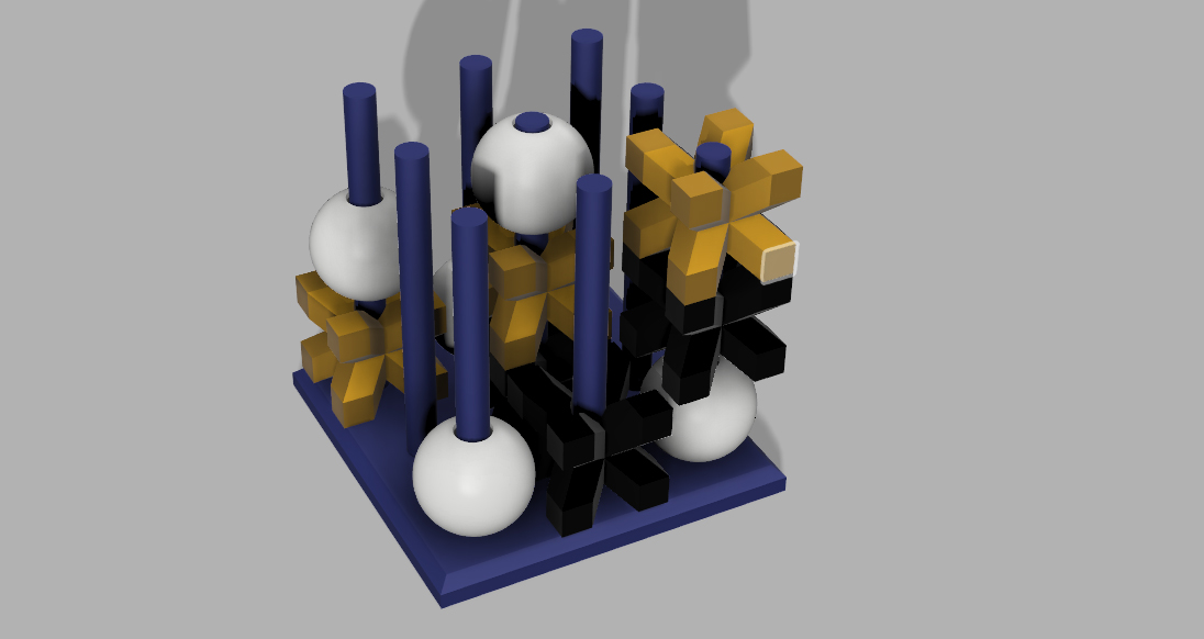 3D tic tac toe