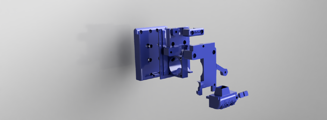 Anet A8 remixed Extruder Holder | 3d print model