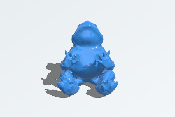 Molting Frog | 3d print model