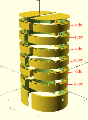 Stove Pipe LED Hat | 3d print model